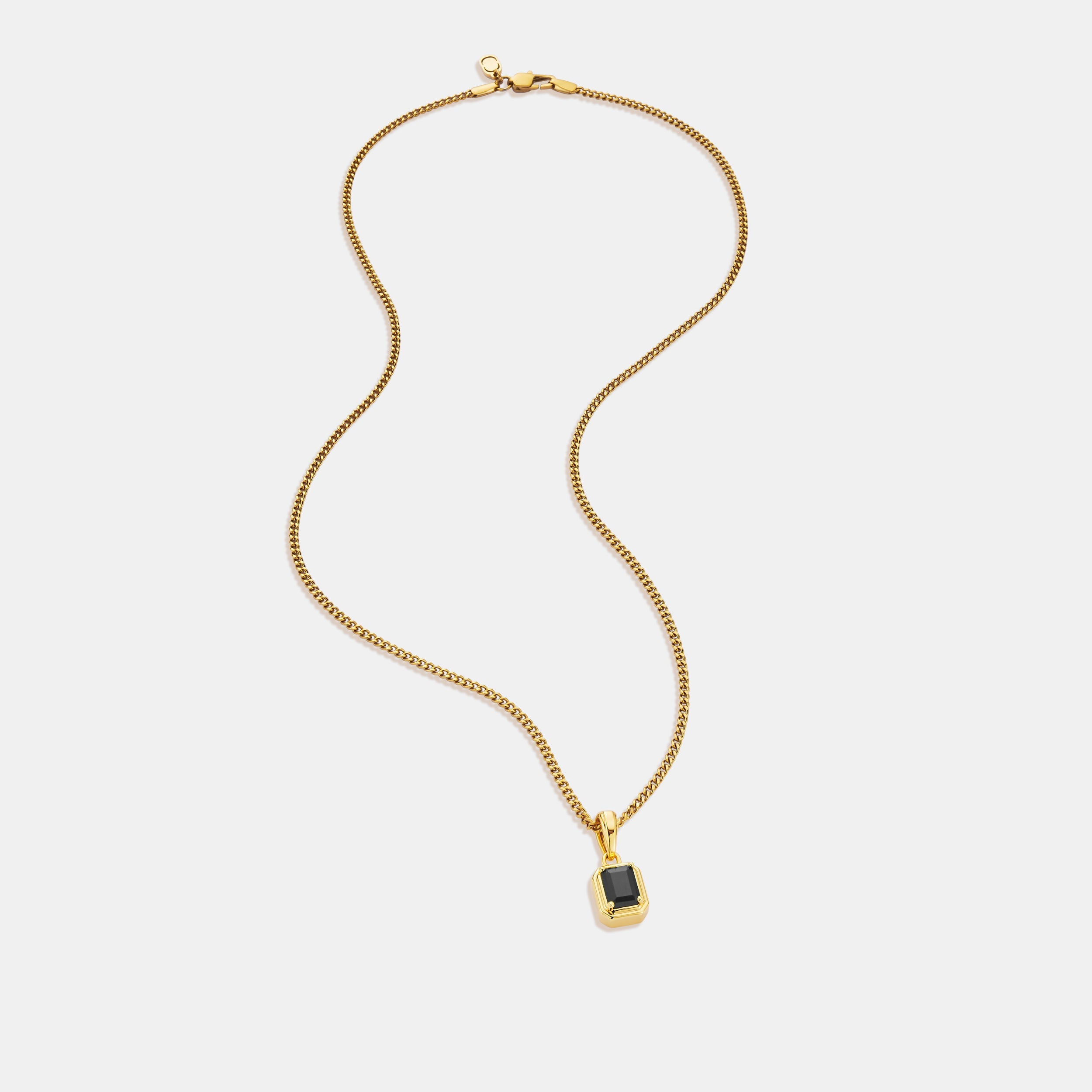 Onyx Stone Rectangle (Gold)